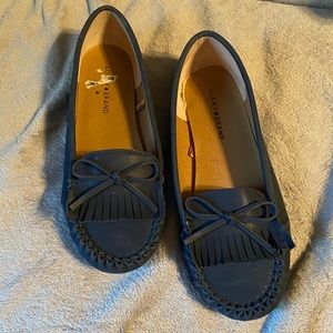 Lucky brand moccasins navy